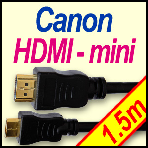 Hdmi Kabel F&uuml;r Canon Fullhd A/c Mini Wie Htc-100 1,5m